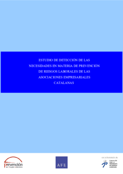Thumb estudio de detecci%c3%b3n de necesidades en materia de prl en las organizaciones empresariales catalanas 