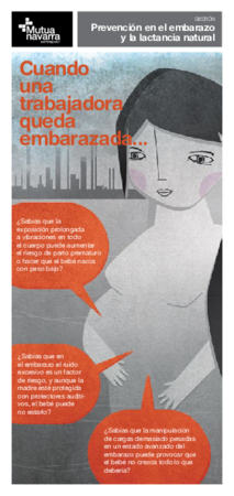 Thumb folleto cuando una trabajadora queda embarazada 