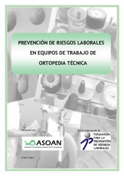 Thumb folleto. prl en equipos de trabajo de ortopedia t%c3%a9cnica 